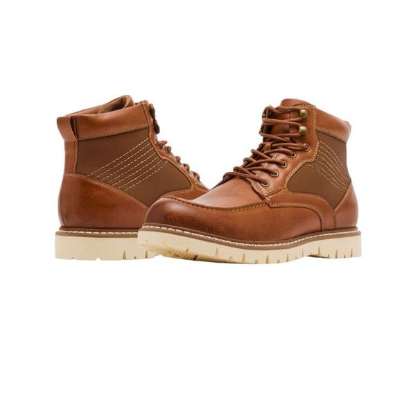Steve Madden Men's Bleeker Boot Color Cognac Size 8 - Picture 8 of 16